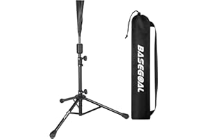 BaseGoal Batting Tee Baseball Tee Softball Reise Portable Tee Stativ Gummi Tee für Schlagtraining Übung mit Tragetasche