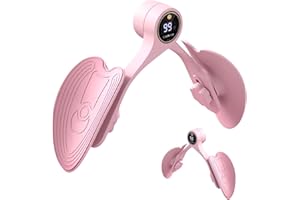 XUZIE Pelvic Floor Strengthener for Women with 360-Degree Rotation, Muscle Repair Thigh Master Thigh Exerciser, Screen Display Count for Thigh Toner Workout, Inner Thigh Toner Pelvic Floor Strengthening Dev