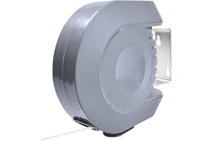 OURHOUSE Our House Retractable Clothes Line, 15 Metre Extendable Washing Line for Outdoor Drying, Perfect for Gardens Balconies and Yards, Fits Securely to Wall & Extends & Retracts as Needed, Simple to Use