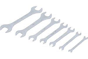 BGS 9019 | Juego de llaves fijas dobles | e x tra planas | 6 - 23 mm | 7 piezas