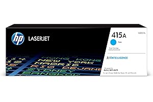 HP W2031A 415A Original LaserJet Toner Cartridge, Cyan, Single Pack