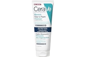 CeraVe Blemish Clay To Foam Cleanser, Clears Blemishes & Helps Soothe New Breakouts, 118 ml