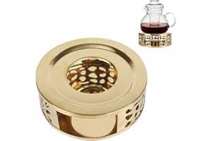 HONGMA Stövchen für Teekanne Teewärmer aus Edelstahl Teestövchen Teelicht Warmhalter Teekannenwärmer Tee Teelichtheizung Teelichtofen Heizung mit Teelichthalter