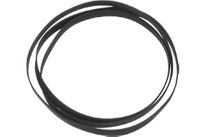 QUARKZMAN 2 stycken skivspelarremmar, vikta längd 270 mm ersättningsgummiremmar för skivspelare, lämpliga för alla typer av remdrivna skivspelare, bredd 5 mm