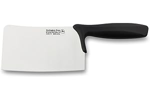 Rockingham Forge Essentials Chopping Knife with Stianless Steel Blade, 6", Black