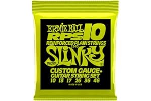 Ernie Ball Regular Slinky RPS Cordes filées en nickel pour guitare électrique, calibre 10-46