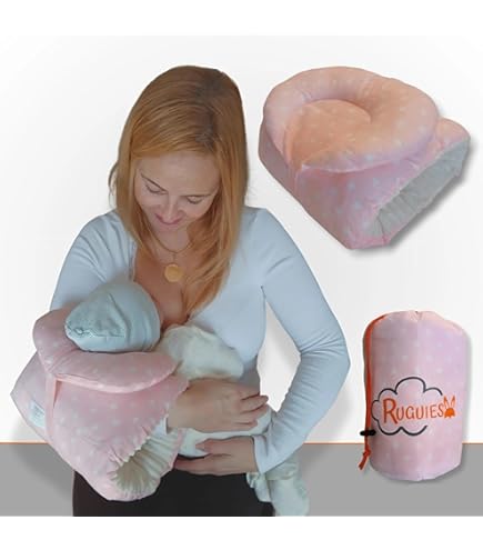 Cuscino Per Allattamento E Asciugamano Assorbente - Cotone Morbido, Grigio, Per Neonati - Foto 9