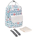 SONARIN Zaino Fasciatoio Alla Moda,Borsa per Pannolini Leggero Impermeabile Zaino Mamma Grande Capacità Neonato Borsa Fasciat