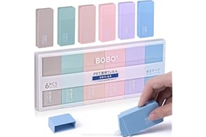 MumdoYAL Korrekturroller Korrekturmaus 6er-Pack - Mini Correction Tape für Studenten, Kinder und Büroangestellte