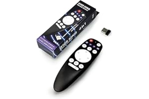 BOXPUT G10S King BT pilot do telewizora z systemem Android, łatwa konfiguracja uniwersalny pilot, uniwersalny pilot do telewizora, wyposażony w 6-osiowy żyroskop, wspierający oświetlenie na