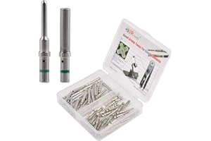 Deutsch Terminal Kit Contact Size 16, 30 Pair Male 0460-215-16141/Female 0462-209-16141 Solid Contacts Wire Gauge 14 by JRready