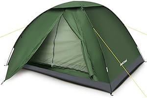 JAICOM Camping Tente, 1/2/4 Personnes Ultra Légère Tente - Imperméable, VentiléeTente, 4 Saison Tente de Camping, Facile à Installer, pour Randonnée, Pique-Nique, Famille, Outdoor