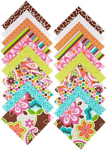 Fabric Editions Peralta Charm Pack 5-inch x 5-inch 20/Pkg-Multi, Other, Multicoloured