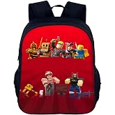 Ubephant Roblx Backpack, Roblx Kindergarten Backpack 3-5 Years, 14 Inch Cartoon Mochil for Children Primary Students Mochil C