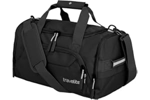travelite Sac de Voyage Weekender, Kick Off, Sac de Voyage léger à Main pour Les Vacances et Le Sport, Le séjour à l'hôpital, 50 cm, 45 litres