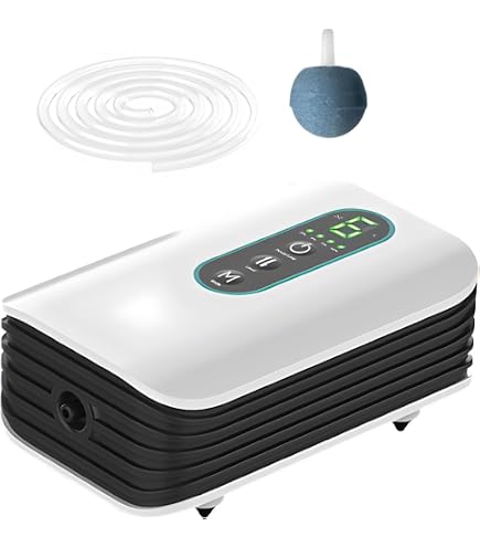 Kleine Luftpumpe 2W Ultra-leise Aquarium Luftpumpe - Sauerstoffpumpe Mit 1,2L/min Für Fischtank Aquarium Luftpumpe Leise