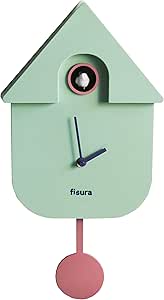 Horloge Coucou Violette Fisura – Pendule Design, Plastique, Idée Cadeau Originale