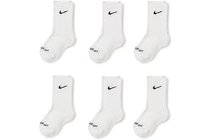 NIKE Unisex Kids Everyday Cushion Crew 6 Pair Socks