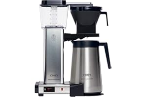 Moccamaster KBGT dzbanek termiczny, filtr do ekspresu do kawy, przelewowy ekspres do kawy, termos, polerowany, 1,25 l