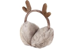 IPENNY Warme Ohrenwärmer Ohrenschützer Winter Verstellbar Plüsch Ohrenschützer Kälteschutz Cartoon Sternchenmuster für Kinder