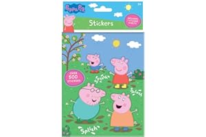 PEPPA PIG Zestaw 500 naklejek