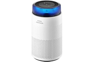 COWAY Air Purifier for Home Bedroom, Super Quiet Sleep Mode, Mood Light, Energy Star, Removes up to 99.999% of Harmful Particles down to 0.01 µm for Allergy Dust Pollen, CADR 244 m³/h - Airmega 100