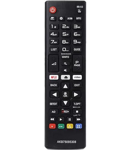 Original LG Fernbedienung AKB73715601 – Kompatibel Mit Vielen LG TV-Modellen (z.B. 55LA660V, 42LN578V)