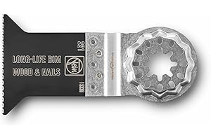 FEIN Lame de scie E-Cut Long Life, Condit. 3 Pce, Largeur 10 mm, Longueur 30 mm, Porte-outil Starlock, Bi-métal avec denture bois alternée .Extrêmement robuste. Excellente durée de vie