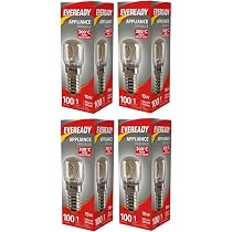 Lampadine Per Forno E Microonde Eveready – E14 15W, Confezione Da 10, Resistenti Al Calore