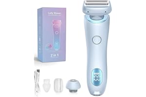 ZOOCCO Dusk Glide Pro 3.0, Duskofficial The Glide Pro 3.0, Dusk Official Shaver, Painless Hair Removal,Removable Head (Blue)