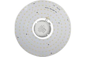 ANMECS Corina Circolina LED 54W 5400lm 220V Modulo di Ricambio Circolare Tubo Neon per Plafoniere a Calamita Ultra Slim (Bianco Freddo-6500K, 54W)