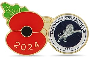 THE ROYAL BRITISH LEGION Millwall Poppy Football Pin 2024