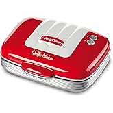 Ariete Party Time Waffle Machine Red 1973/00-700 Watt, Power Ready Light Indicator, Cable Wrapping, Safety Lock System
