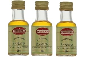 Preema Banana Flavouring Essence 3X28ml Small Size Premium Quality