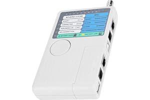 AKOZON Testeur de câble réseau 4-en-1 Portable LAN Testeur de câble réseau à distance RJ11 RJ45 USB BNC pour câbles UTP STP+testeur rj45 testeur rj45 testeur bnc appareil rj45 test testeur rj45 cat 7 bnc rj