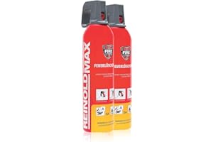 G GREEN SENSOR GREENSENSOR 2 Stück Premium Feuerlöschspray | 2X 750g | Wiederverwendbar – Ideal für Küche & Haushalt | Geeignet für Brandklassen A, F