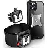 Spor Koşu Bileklik Telefon Tutucu 360&deg; D&ouml;nebilen T&uuml;m Telefonlara Uyumlu + Bisiklet Telefon Tutucu