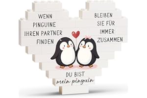Greatabox Ich Liebe Dich Geschenke für Männer Frauen, Geschenk für Partner zum Weihnachten, Valentinstagsgeschenk Jahrestag Geschenk für Ihn Sie, Hochzeitstag Liebes Geschenk, Herzförmige Ornamente
