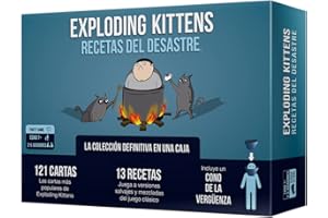 Exploding Kittens | Exploding Kittens Recetas del Desastre |La Colección Definitiva en una Caja | A Partir de 7 Años | De 2 a 5 Jugadores | 15 Minutos por Partida | Español