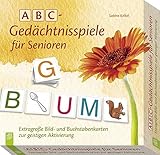 ABC - Gedächtnisspiele für Senioren: Extragroße Bild- und Buchstabenkarten zur geistigen Aktivierung by