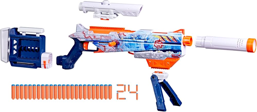 Nerf Loadout Arctic Zerostriker Tabanca ve N1 Dartlar