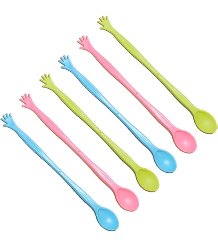 Cucchiaini Plastica Colorati 24 Pezzi - Riutilizzabili, Per Gelato, Dessert, Feste - Foto 7