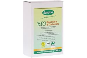 SANATUR GMBH BIOSPIRULINA & Biochlorella 2 in 1 Tabl, 750 St