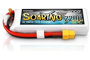 Gens ace Lipo Batterie 3s 30C 2200mAh 11.1V Batterie avec XT60 pour RC Voiture Bateau Camion Heli Avion Quadcopter Multi-Moteur Hélicoptère DIY Hobby