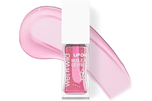 Wet n Wild Lip Oil, Nutritivo y No Pegajoso Lip Gloss Potenciado por 7 Aceites Naturales, Fórmula Ligera para Efecto de Brillo Espejo, Rose Quartz