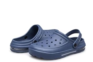 ADQ Clogs for Women with Air Cushion Slip On Clogs Garden Shoes Lightweight Breathable for Nurse Beach Home Summer