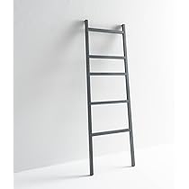 Scala Decorativa Urban In Legno - 160x50cm - Porta Asciugamani E Appendiabiti - Made In Italy - Foto 4