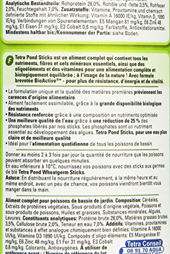 Tetra Pond Sticks (Hauptfutter für alle Gartenteichfische in Form von schwimmfähigen Sticks), 1 Liter Dose - 2