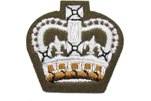 Uniform Store London Badge Staff Sergeant Crown Future Army Dress FAD Military On Khaki Sold Single R1622