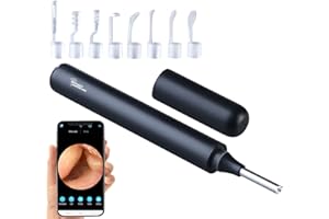 ‎NEWGEN MEDICALS Newgen Medicals Ohrenreiniger: WLAN-Ohrreiniger mit Full-HD-Kamera, App-Live-View & 8 Aufsätzen (Ohrenkamera, Otoskop, Ohrenstäbchen)